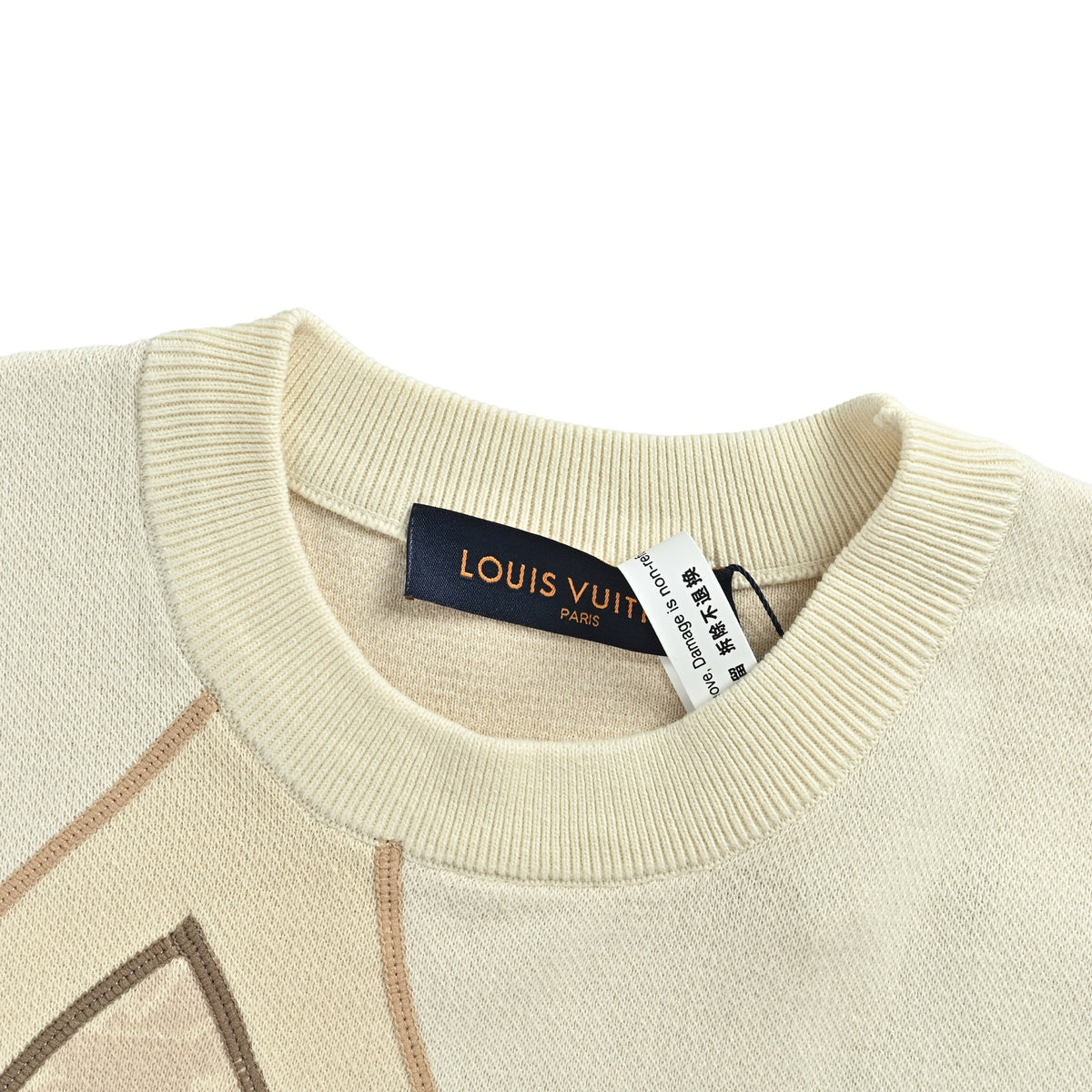 Louis Vuitton presbyopia four-leaf clover jacquard knitted short sleeves
