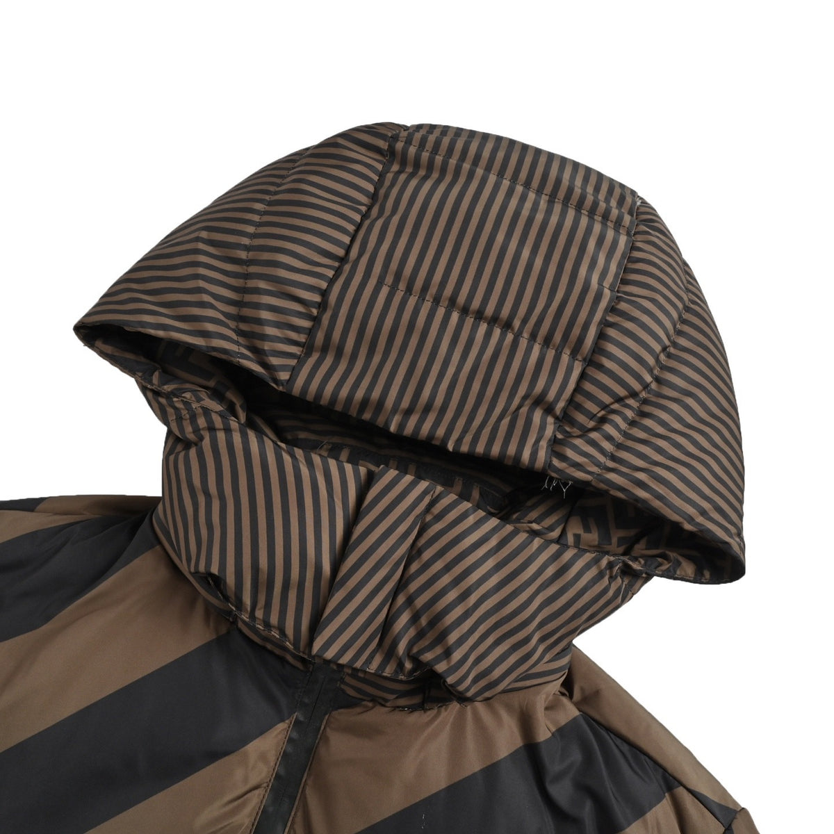 Fendi FF presbyopic reversible hooded down jacket
