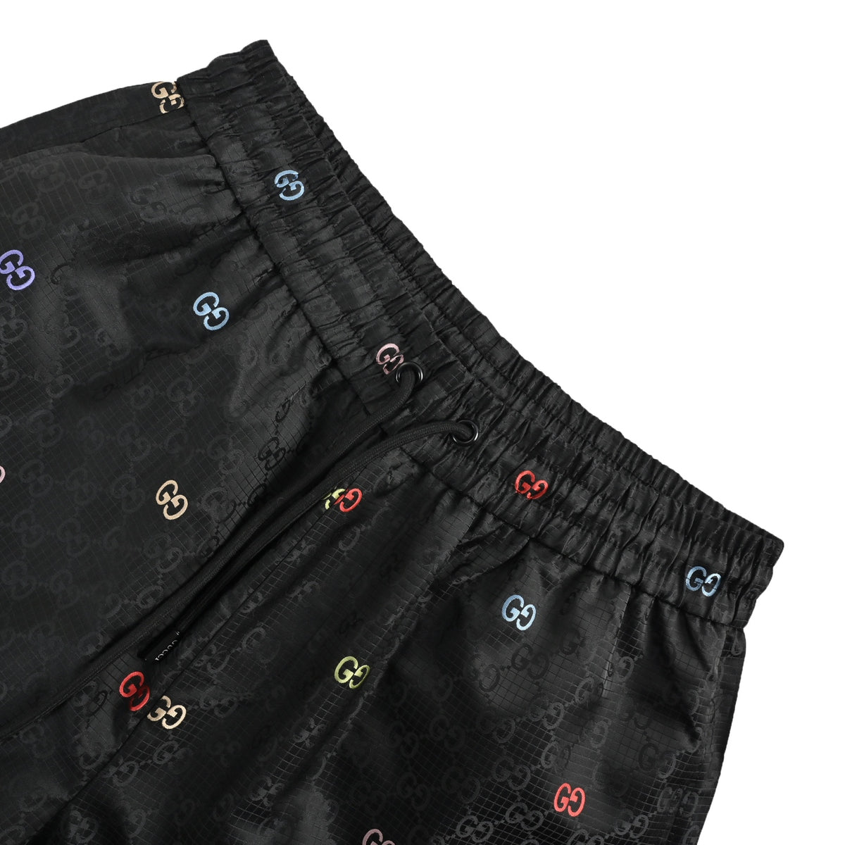 Gucci presbyopia dark pattern color label jacquard shorts