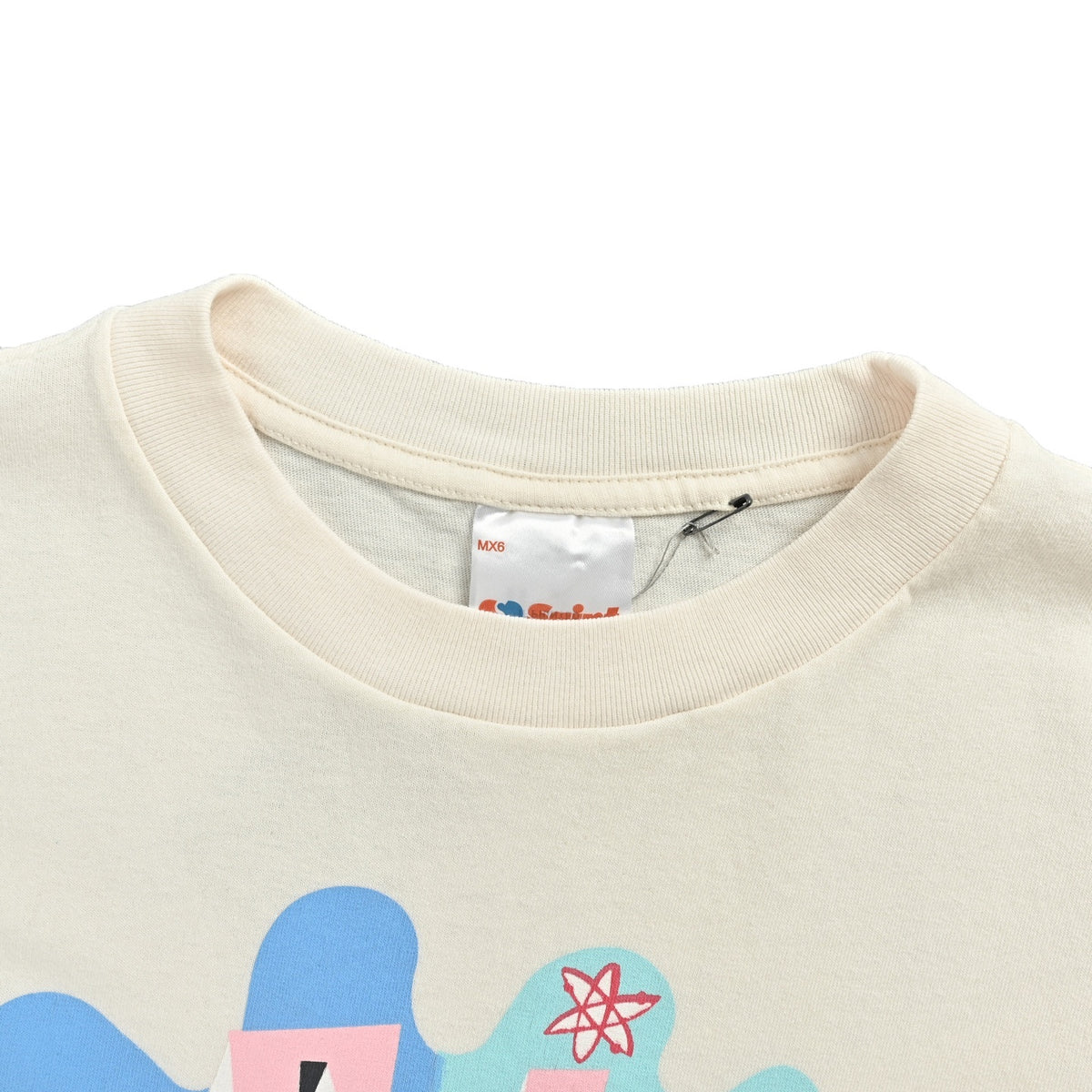 SAINT MICHAEL 25SS cartoon abstract monster print short sleeves