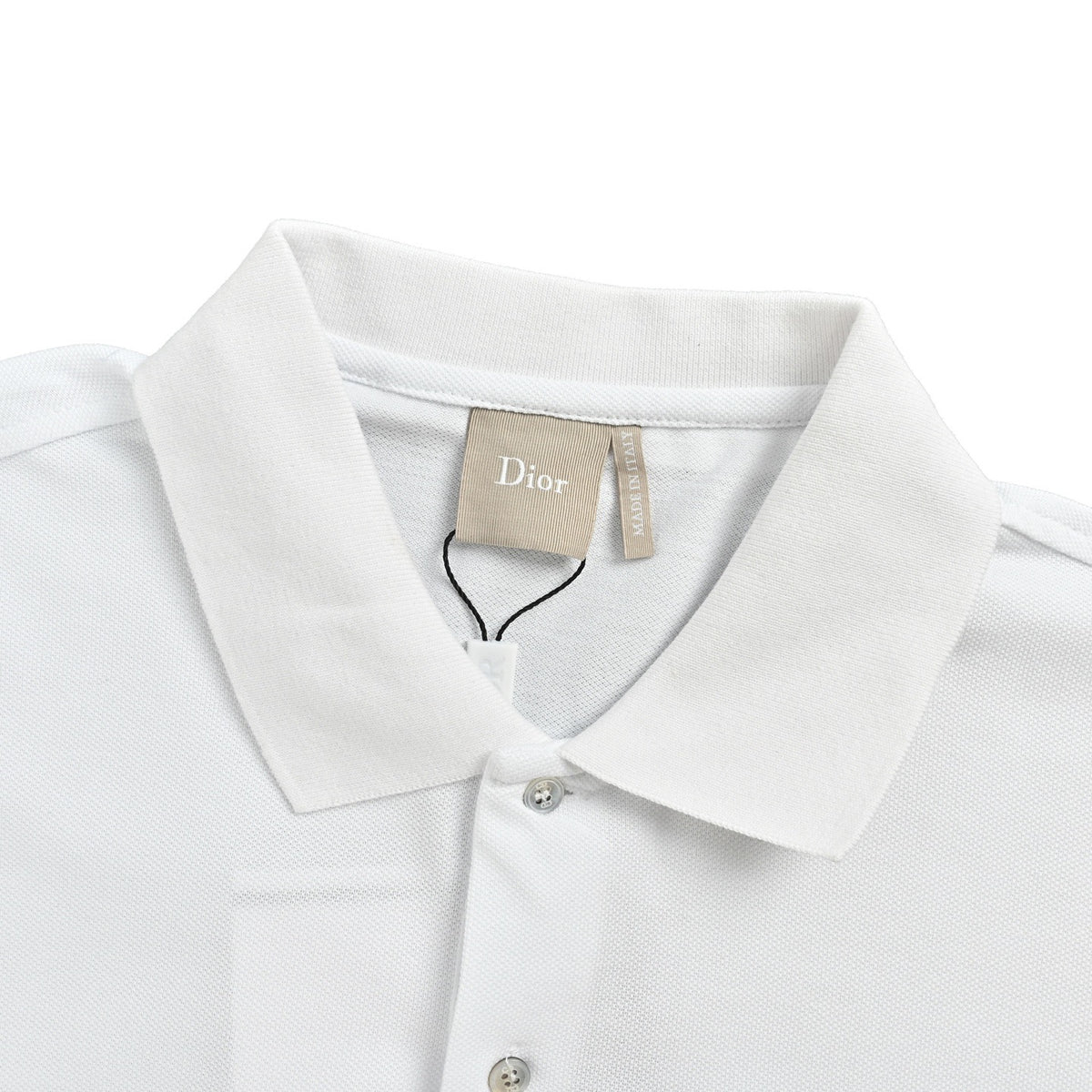 Dior 26ss pocket letter embroidered Polo short sleeves