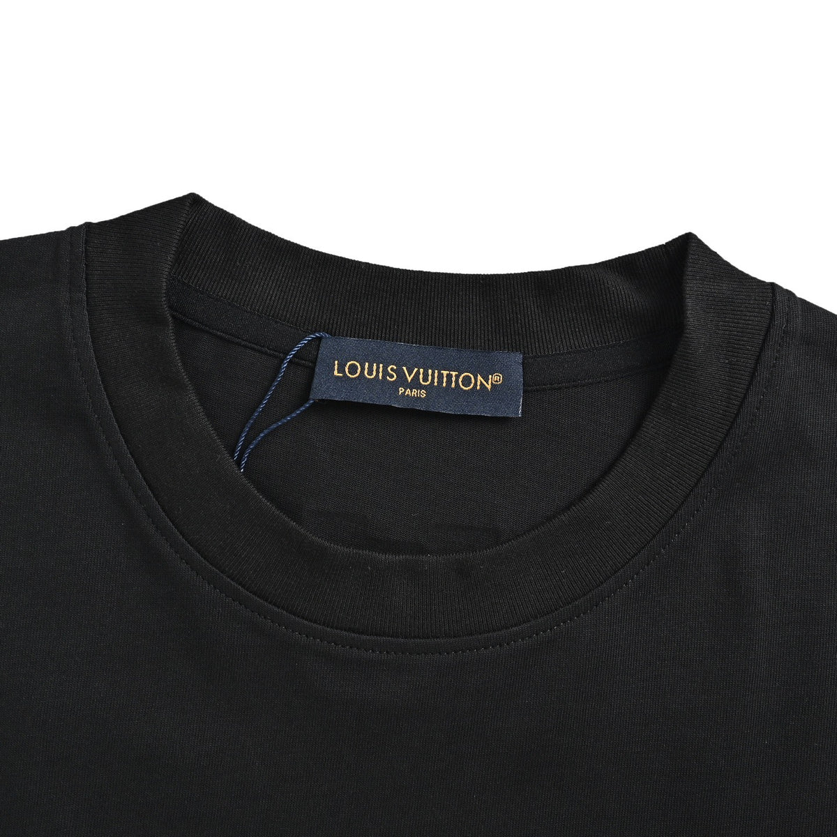 Louis Vuitton 26ss LV gesture letter laminated printed short sleeves