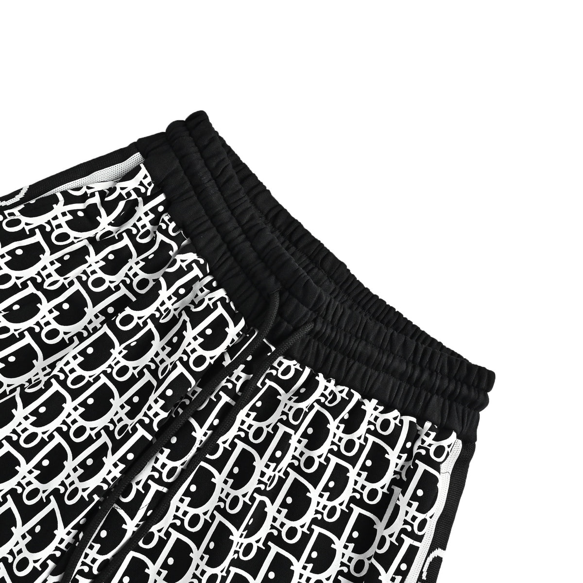 Dior 26ss all-over printed floral side web shorts