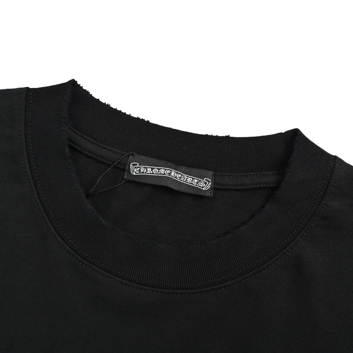 Chrome Hearts/Chrome Heart Sanskrit cross patch embroidered short sleeves