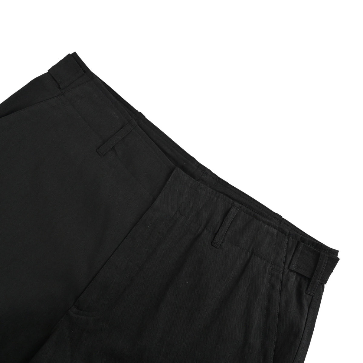 Fendi gabardine belt loop zipper patch pocket cargo trousers