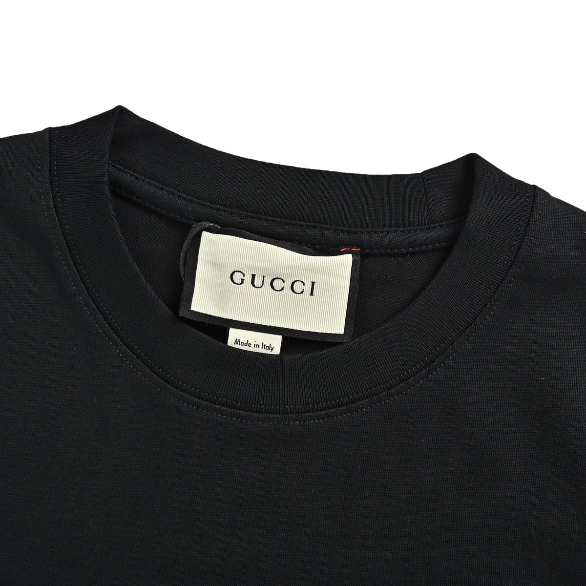 Gucci 26ss embossed letter embossed short sleeves