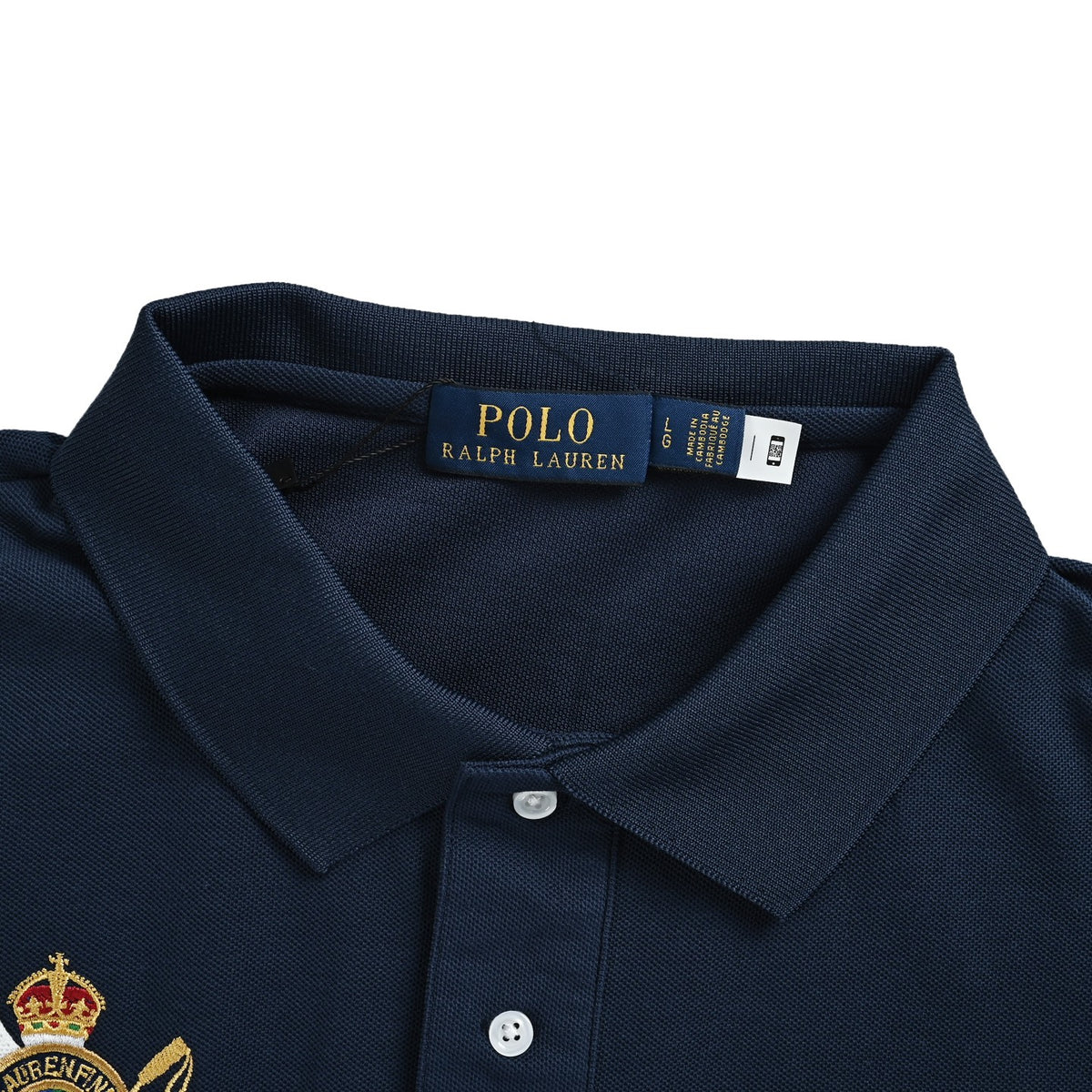 Ralph Lauren anniversary limited splicing embroidered POLO short sleeves