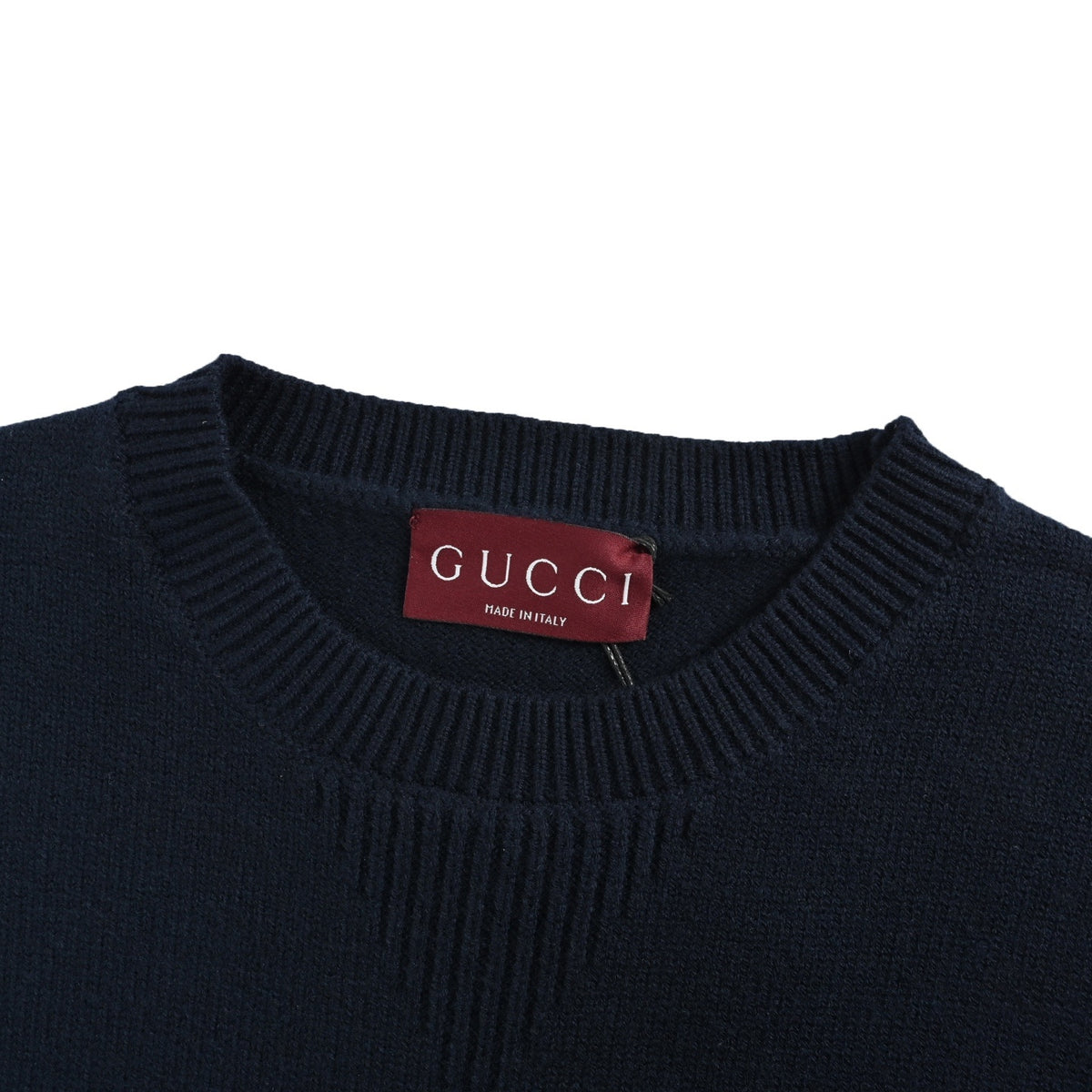 Gucci kangaroo pocket logo embroidered sweater
