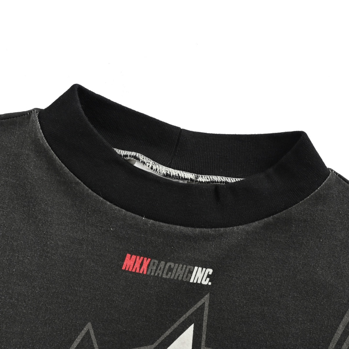 SAINT MICHAEL 25Fw little devil angel racing print long sleeves
