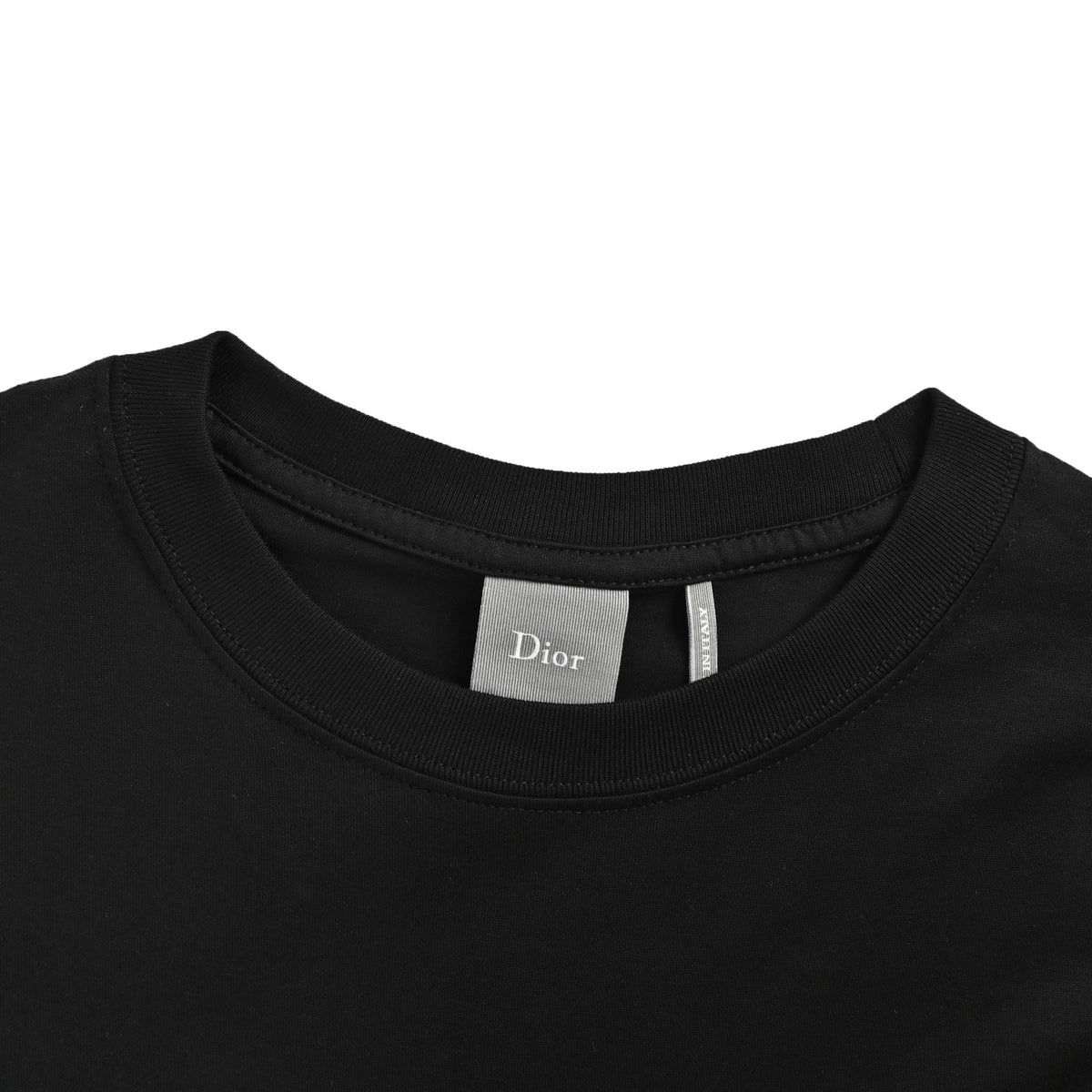 Dior short sleeves with embroidered letters on the chest