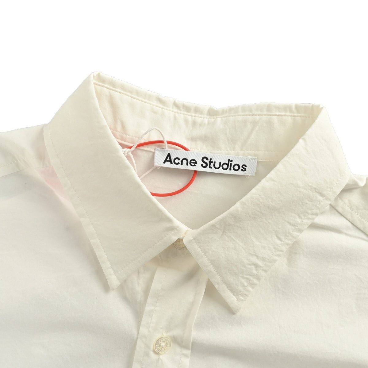 Acne Studios 25Fw jacquard logo oversized shirt