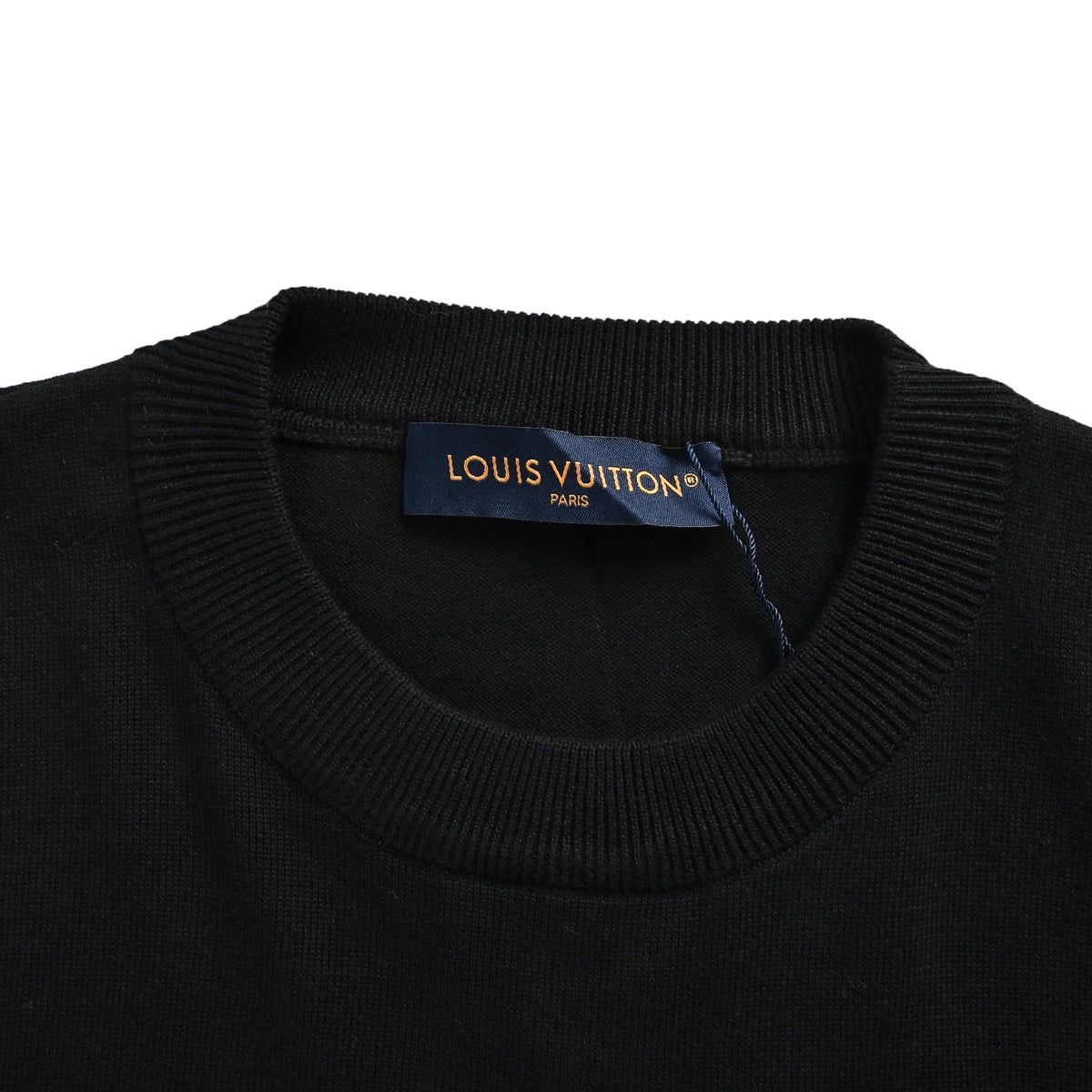 Louis Vuitton presbyopic nylon patch pocket knitted short sleeves