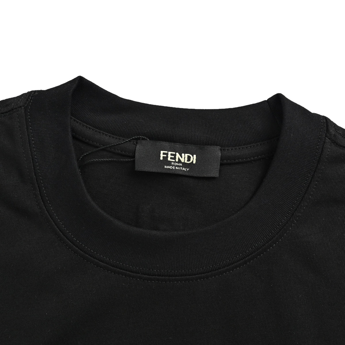 Fendi heavy double F square embroidered short sleeves