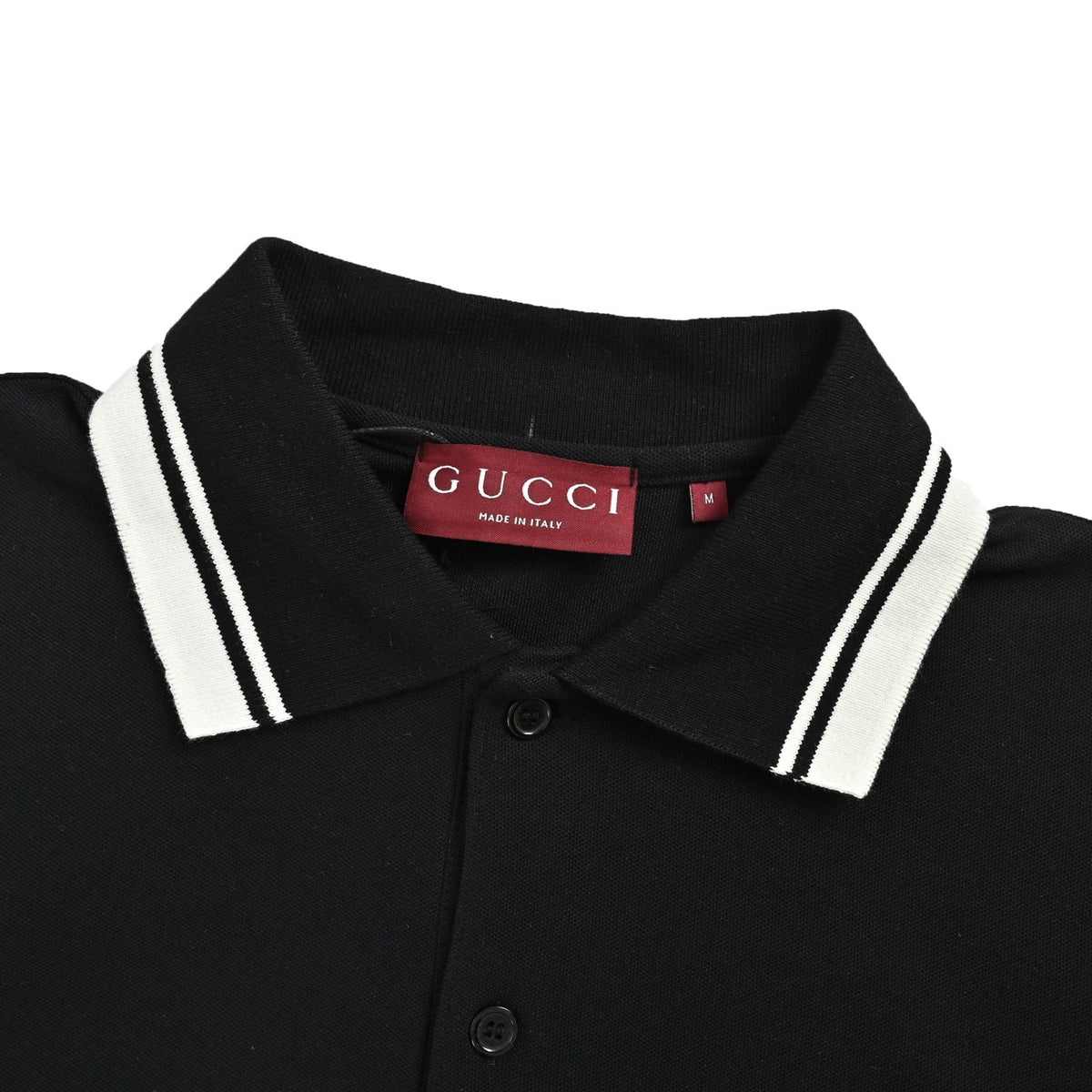 Gucci classic pocket double G embroidered small label Polo short sleeves