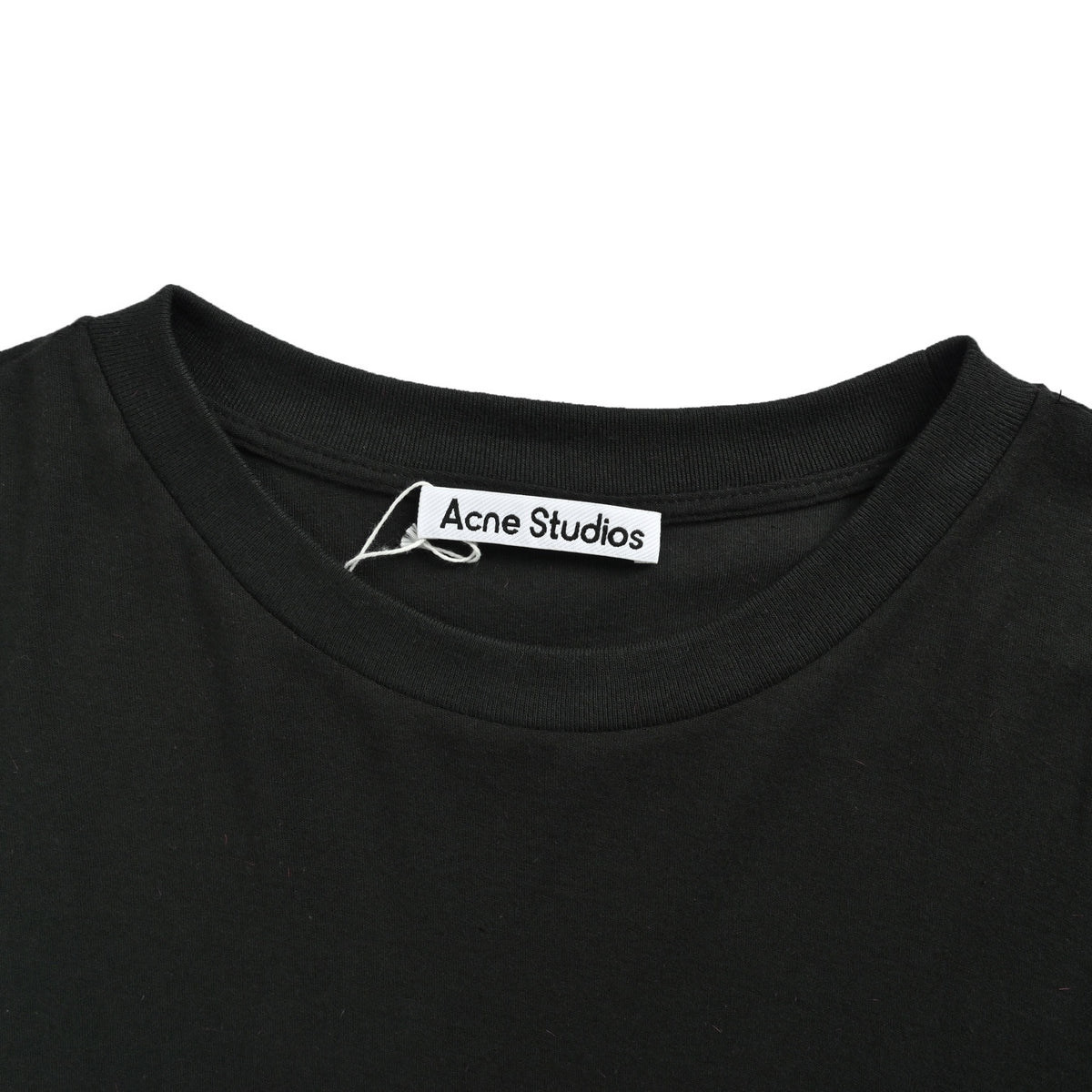 Acne Studios New Year Limited Pink Flocked Letter Print Short Sleeves