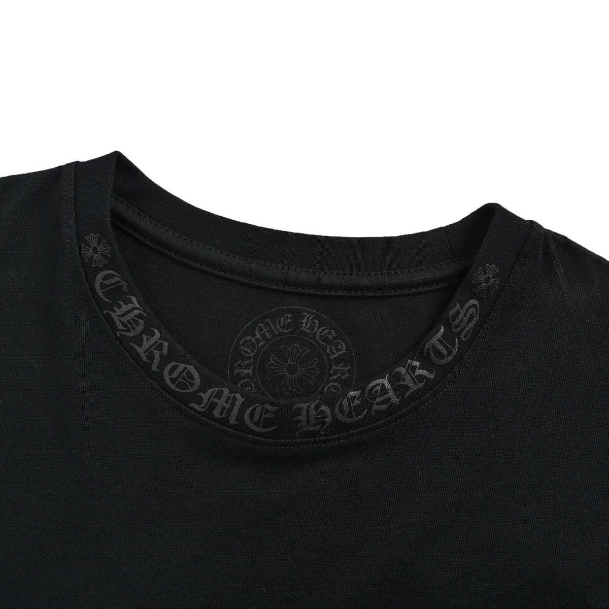 Chrome Hearts/Chrome Heart Yellow Sanskrit Printed Short Sleeves