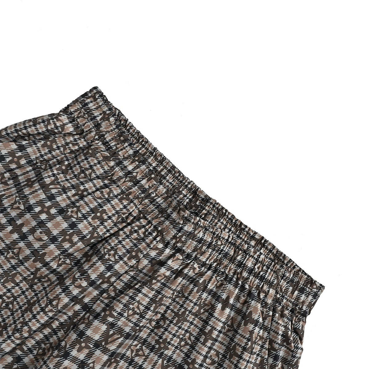 Louis Vuitton old pattern plaid suit shorts