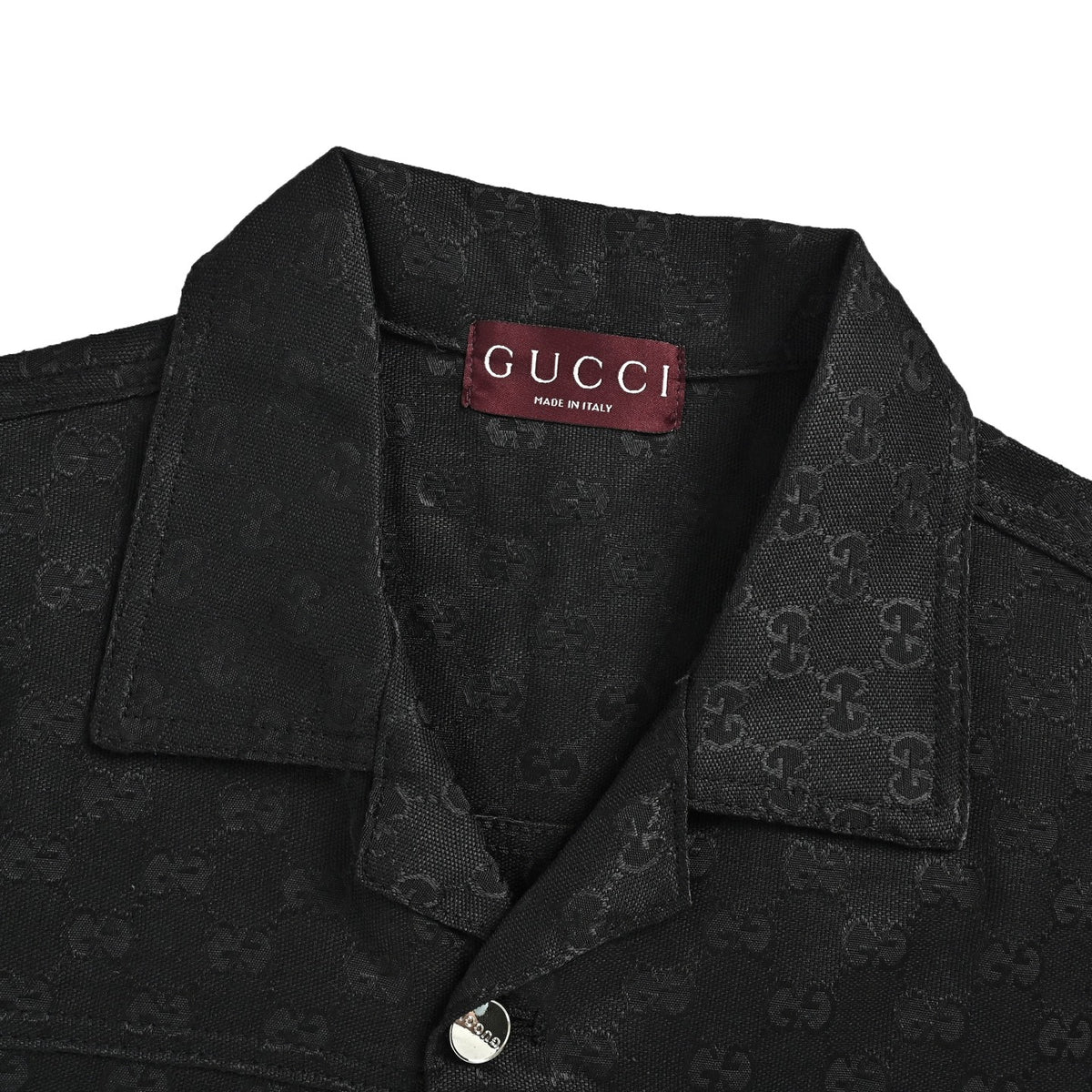 Gucci 26ss GG all-over jacquard suit short-sleeved shirt