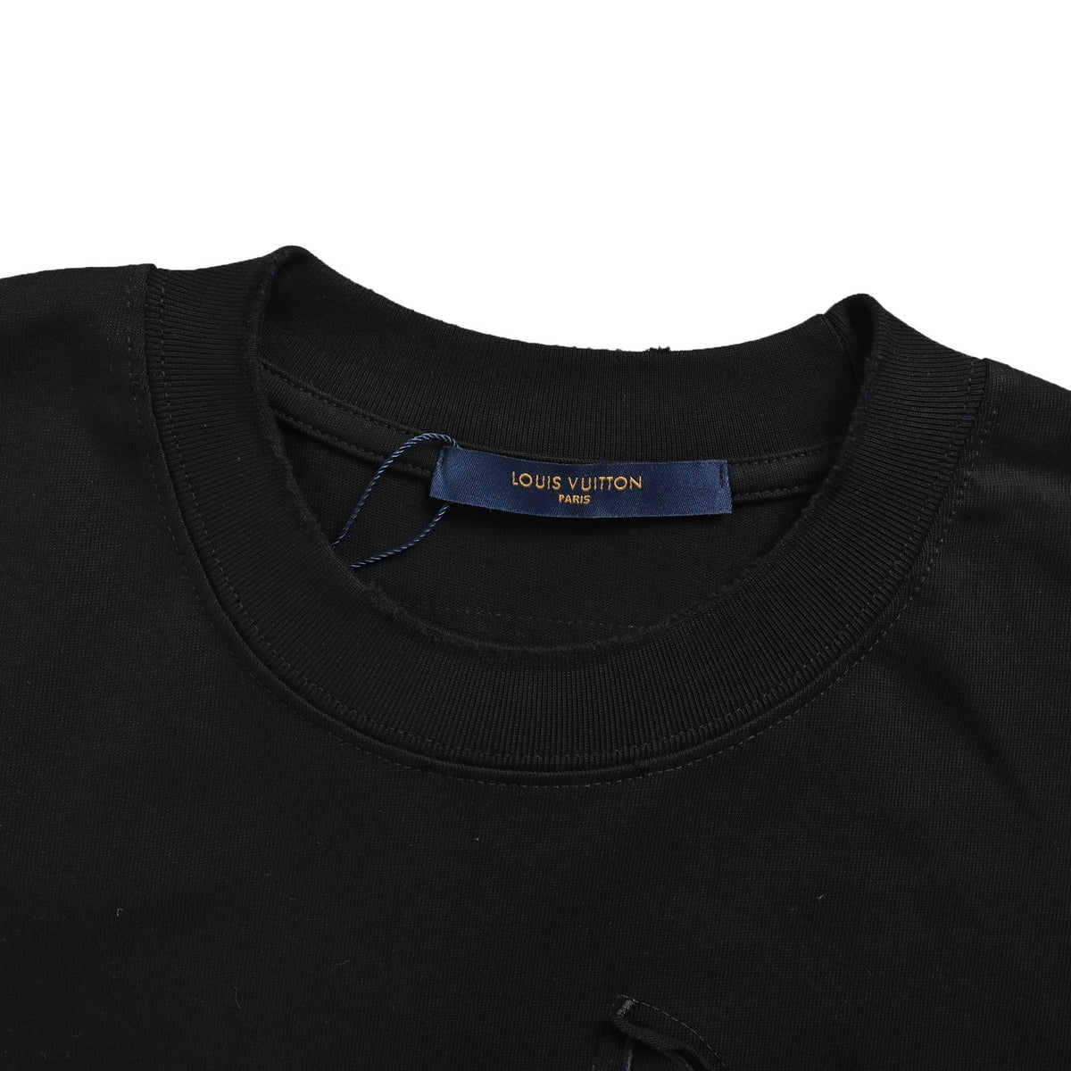 Louis Vuitton old flower patch embroidered short sleeves