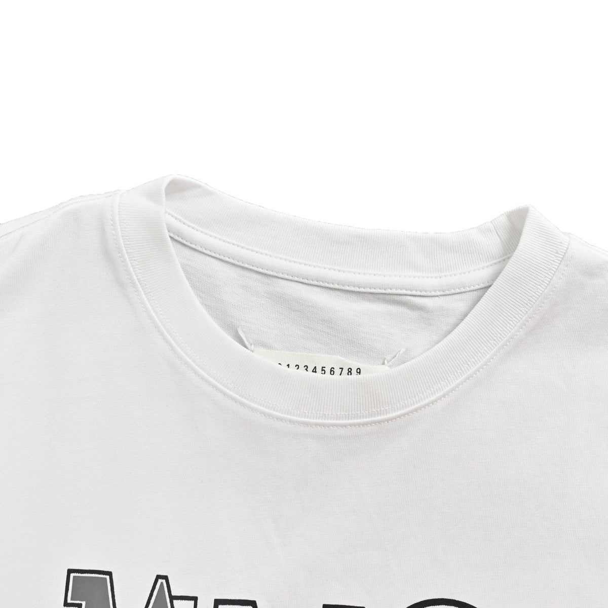 MaisonMargiela/Margiela MM10 printed round neck short sleeves