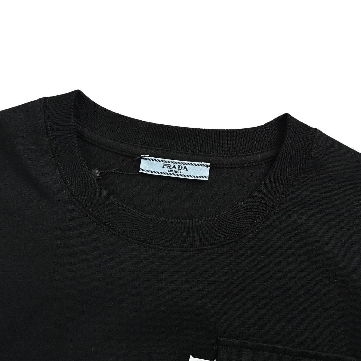 Prada letter print pocket triangle short sleeves