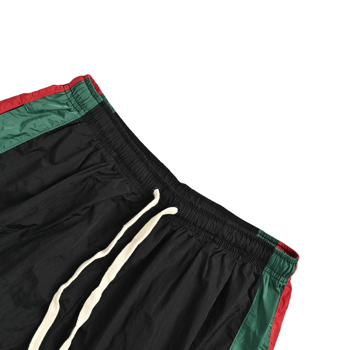 Gucci 25ss side red and green webbing beach shorts