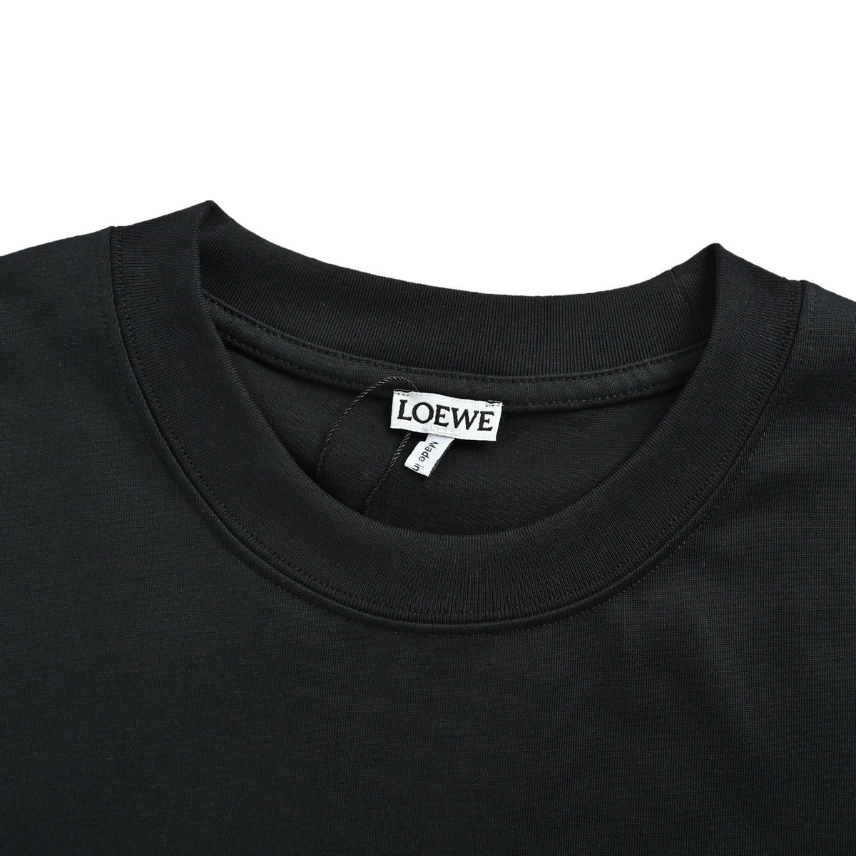 Loewe/Luo Yiwei 26ss colorful logo embroidered short sleeves