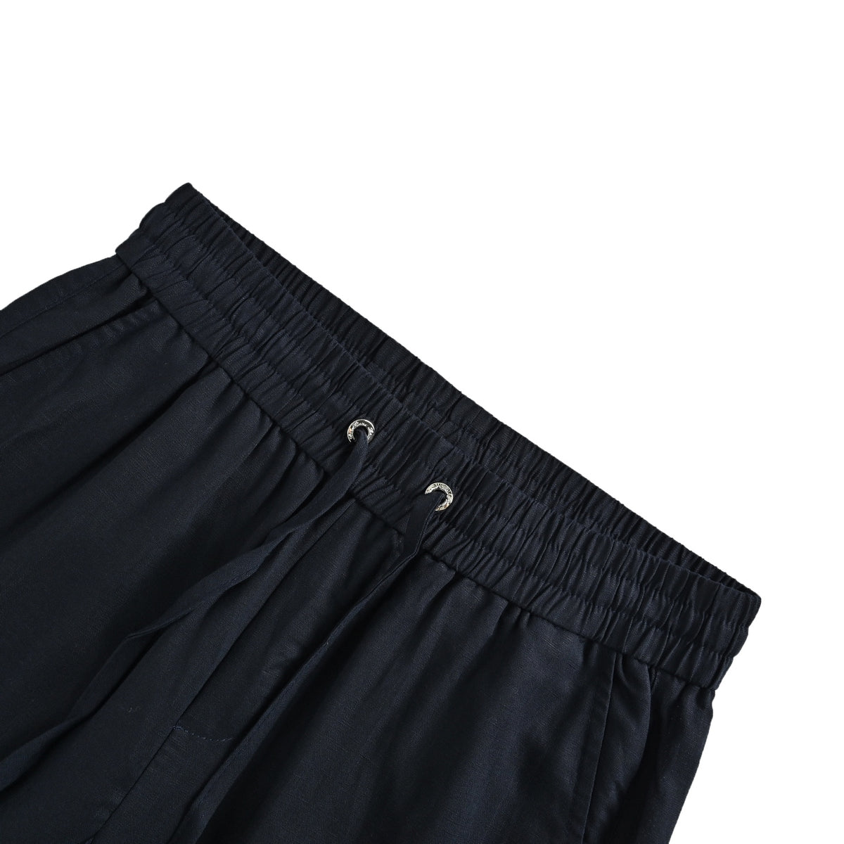 LORO PIANA LP three-color linen solid color drawstring casual trousers