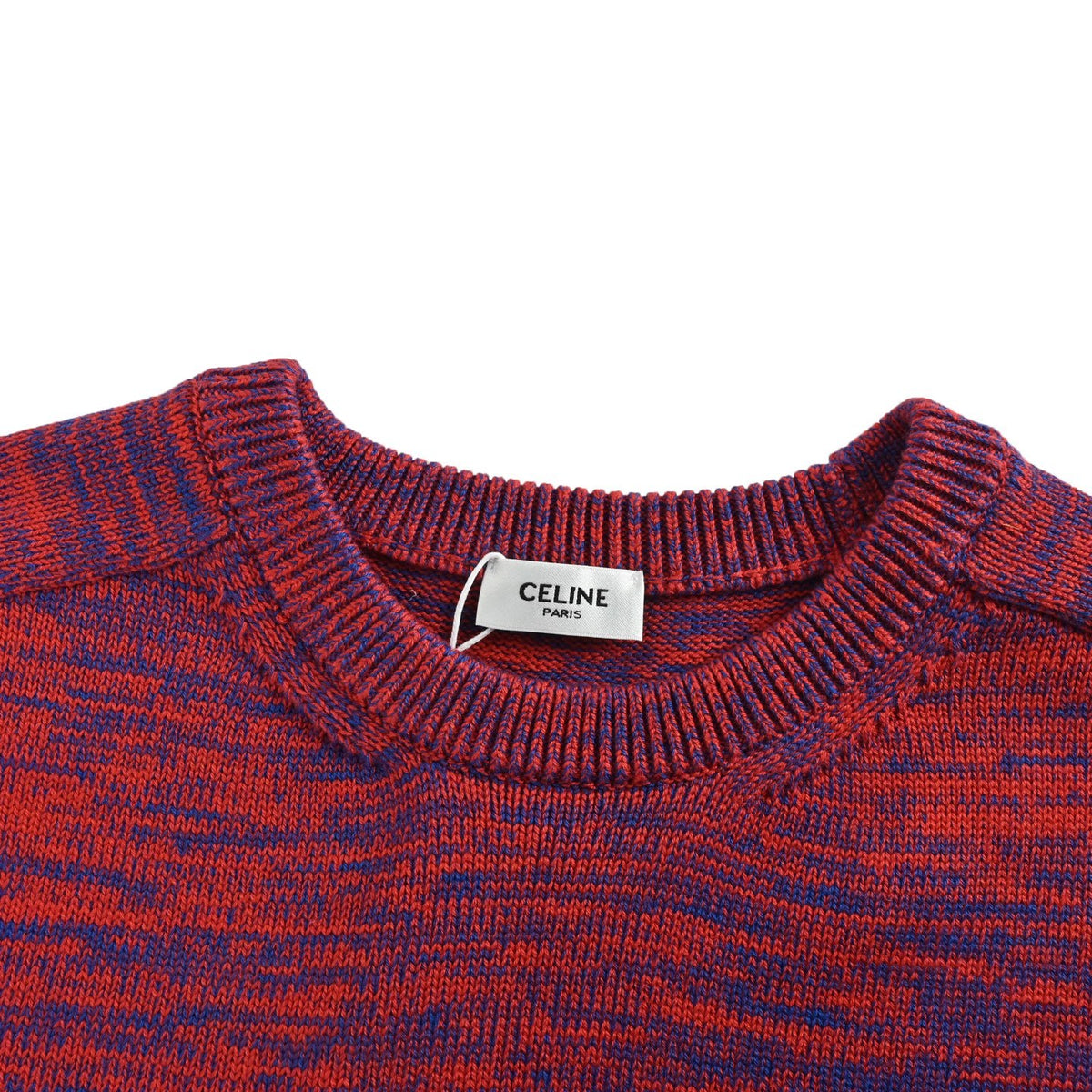 CELINE patchwork logo embroidered sweater