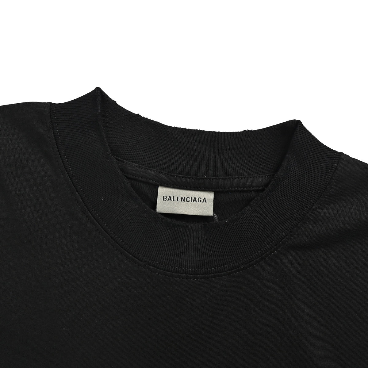 Balenciaga letter print tape short sleeves