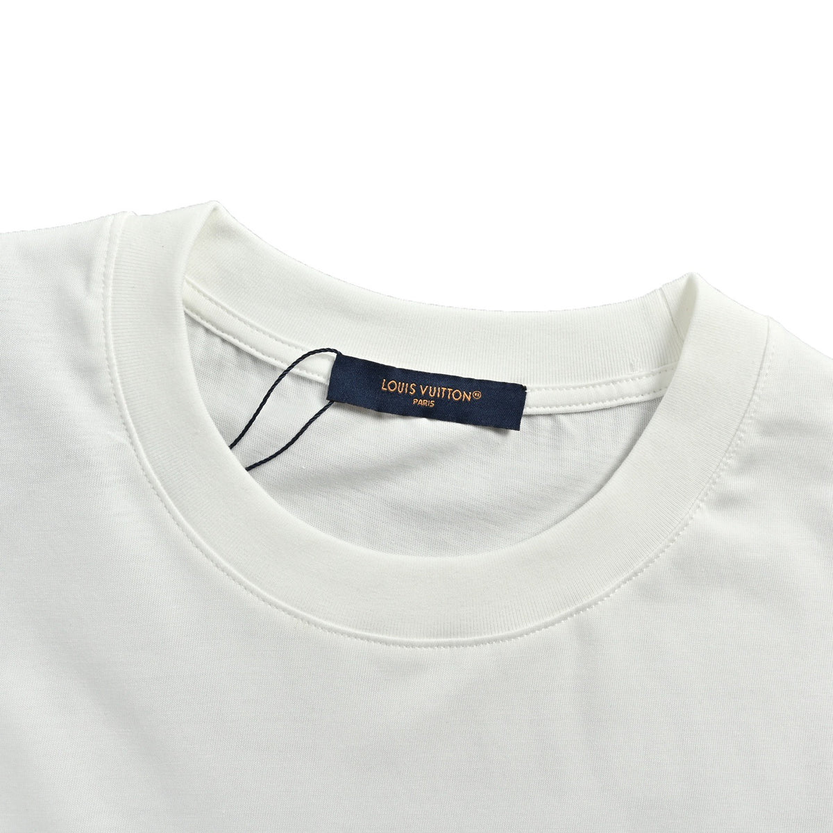 Louis Vuitton carbon fiber letter logo printed short sleeves