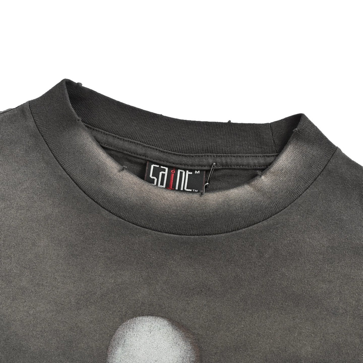 SAINT MICHAEL 25ss red eye alien print short sleeves
