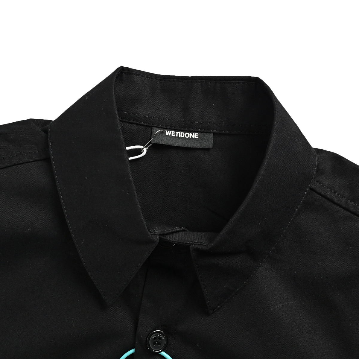 We11 Done short-sleeved shirt with colorful letter print on the back