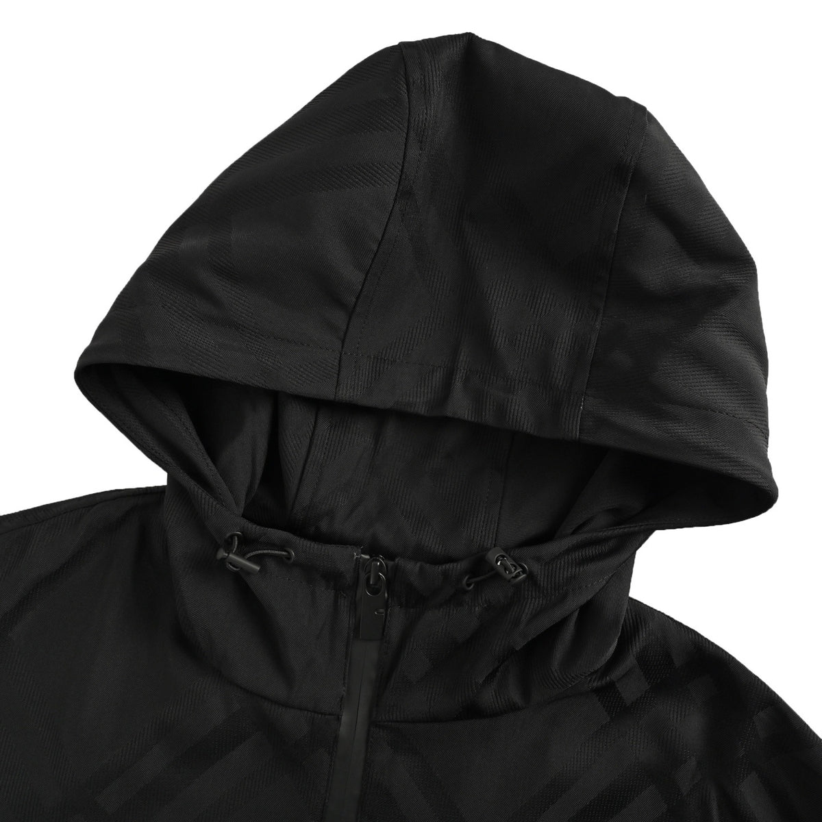 Burberry 25Fw hem war horse jacquard twill hooded jacket