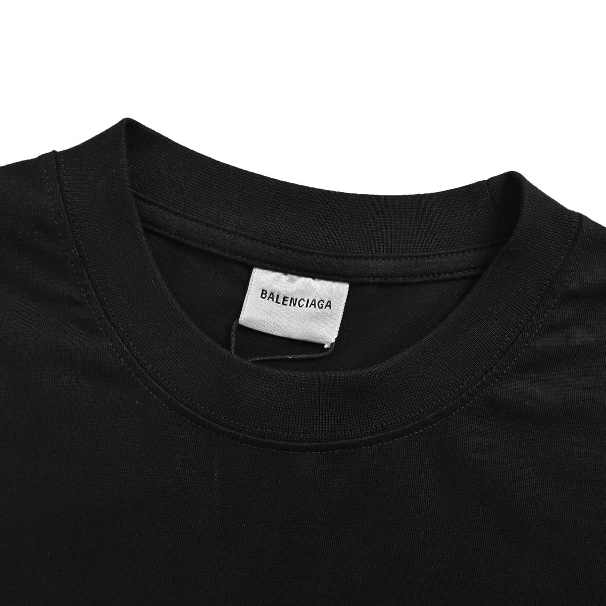 Balenciaga circle embroidered hand-painted graffiti printed short-sleeves