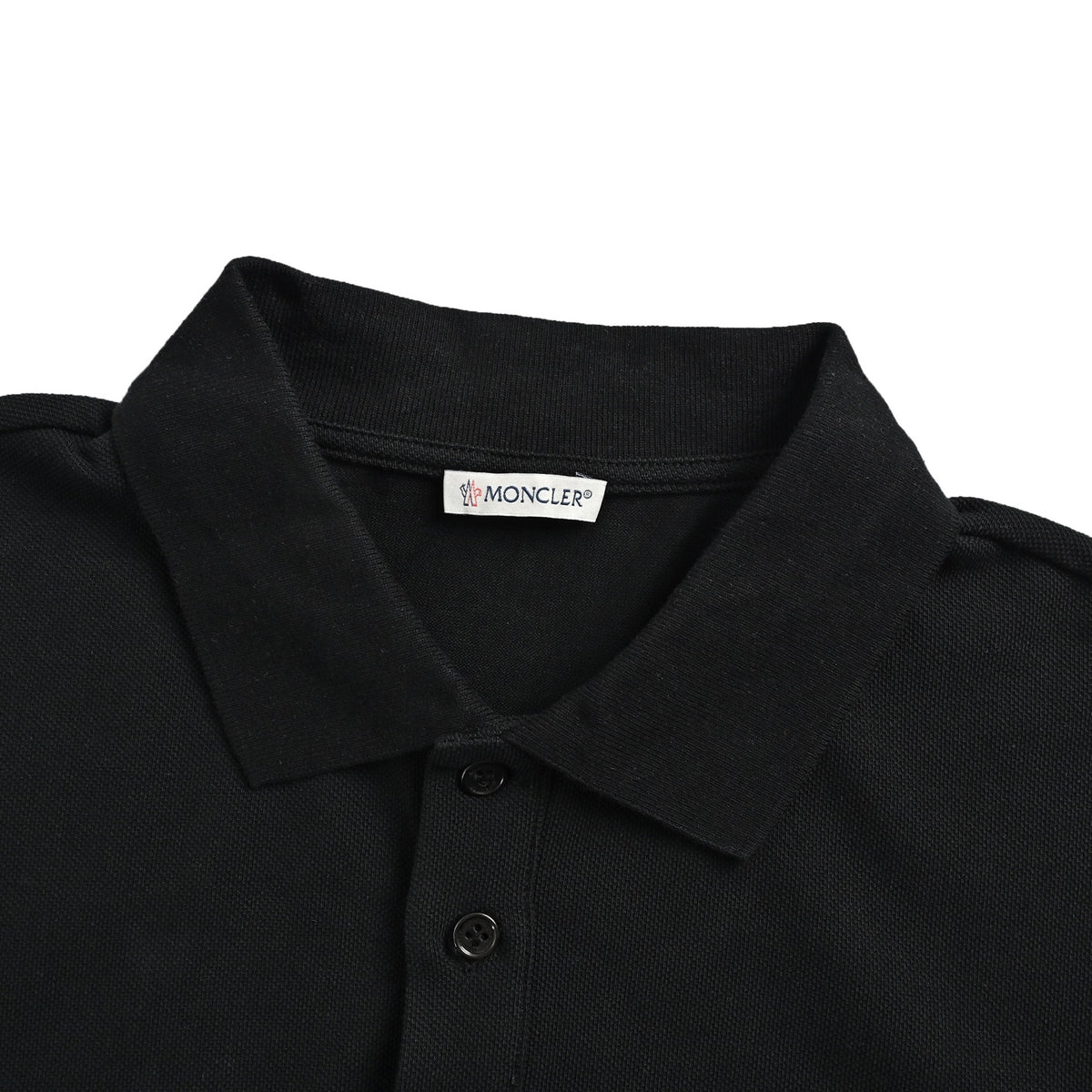Moncler/Mask 26ss three-color logo embroidered Polo short sleeves