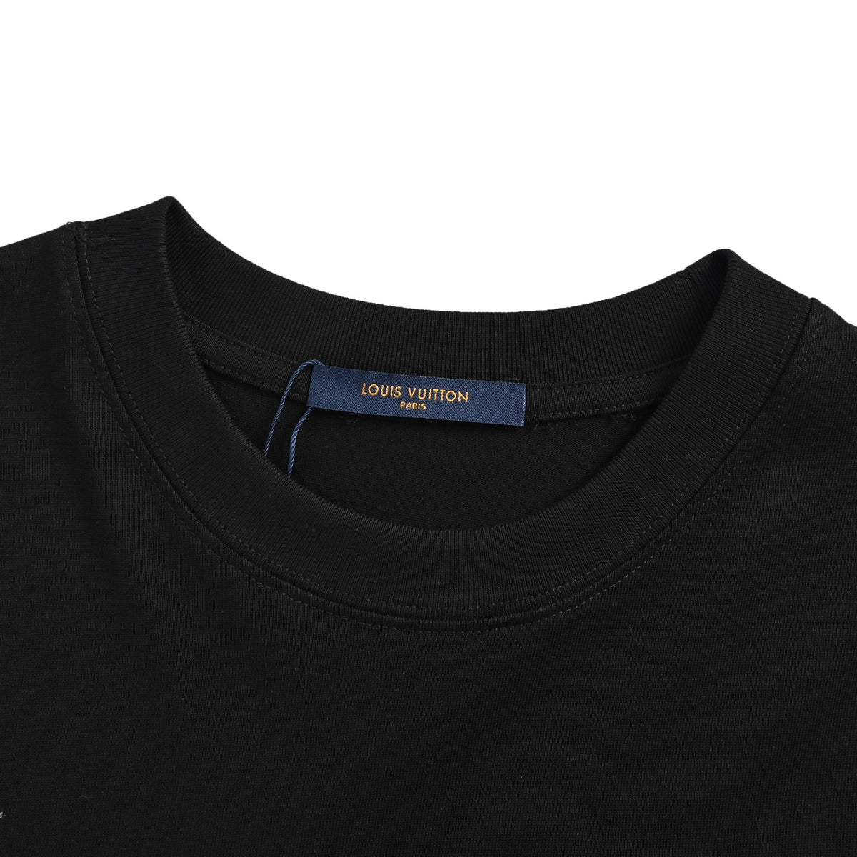 Louis Vuitton 26ss letter patch old flower embroidered short sleeves