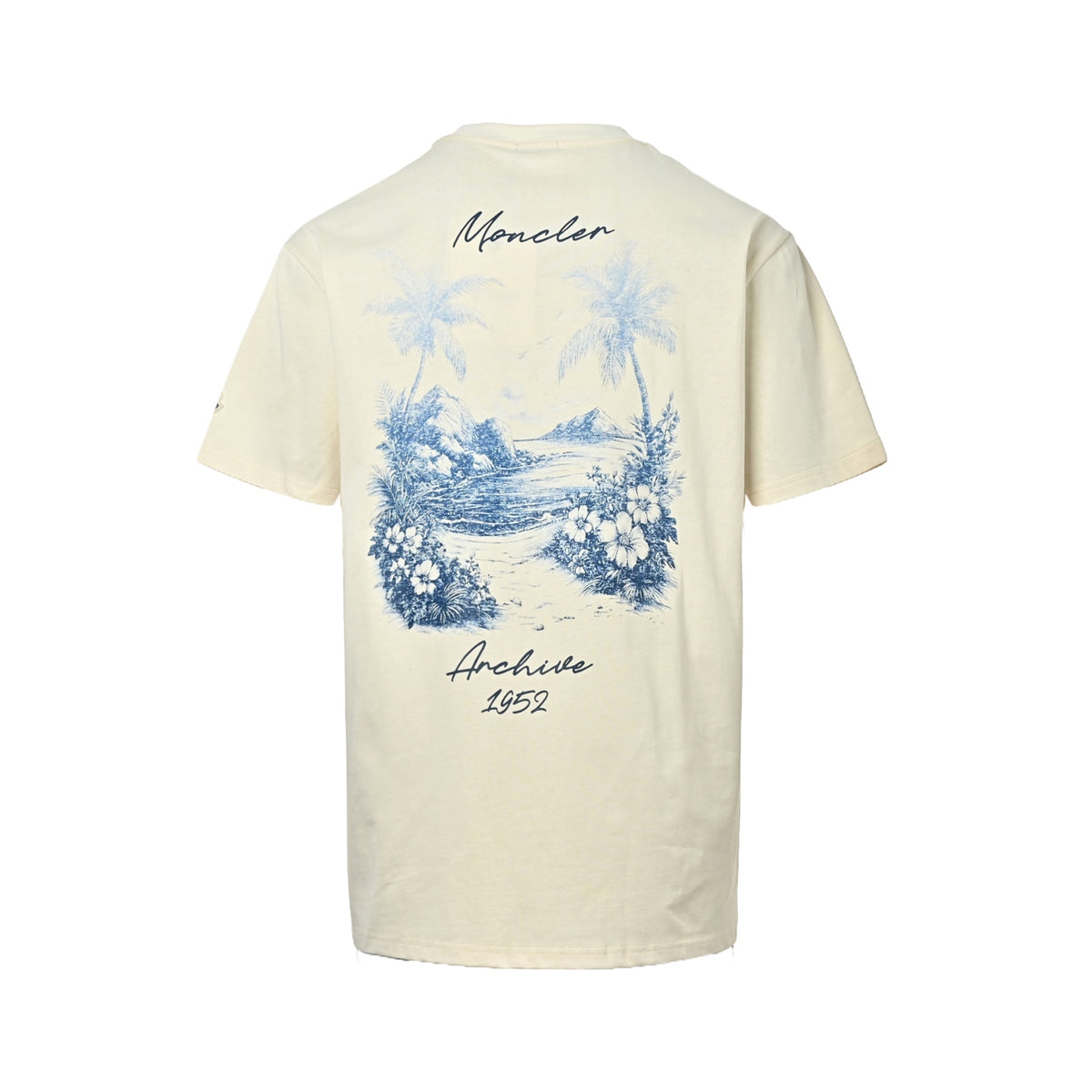 Moncler/Meng Mouth Coconut Grove Coast Print Short Sleeve