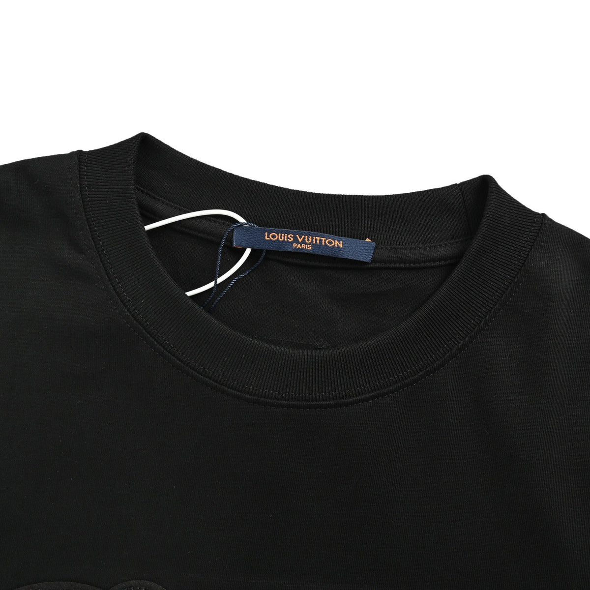 Louis Vuitton gold sequin letter logo short sleeves