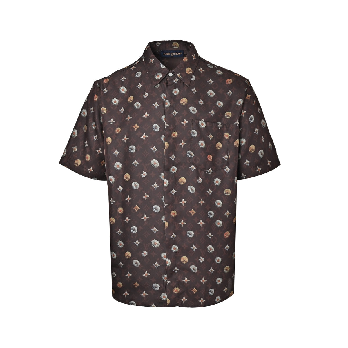Louis Vuitton 26ss presbyopia daisy all-print suit short-sleeved shirt