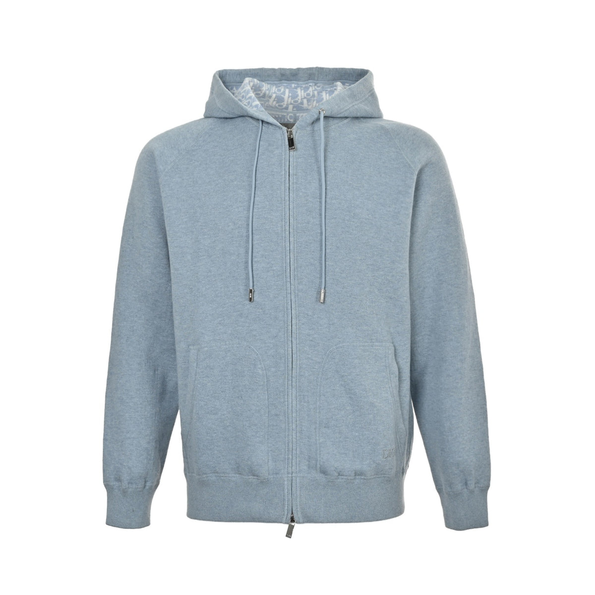 Dior jacquard knitted cashmere jacket with lining