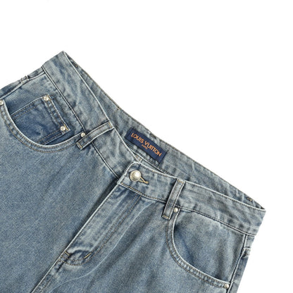 Louis Vuitton 24Fw ripped presbyopic suit jeans