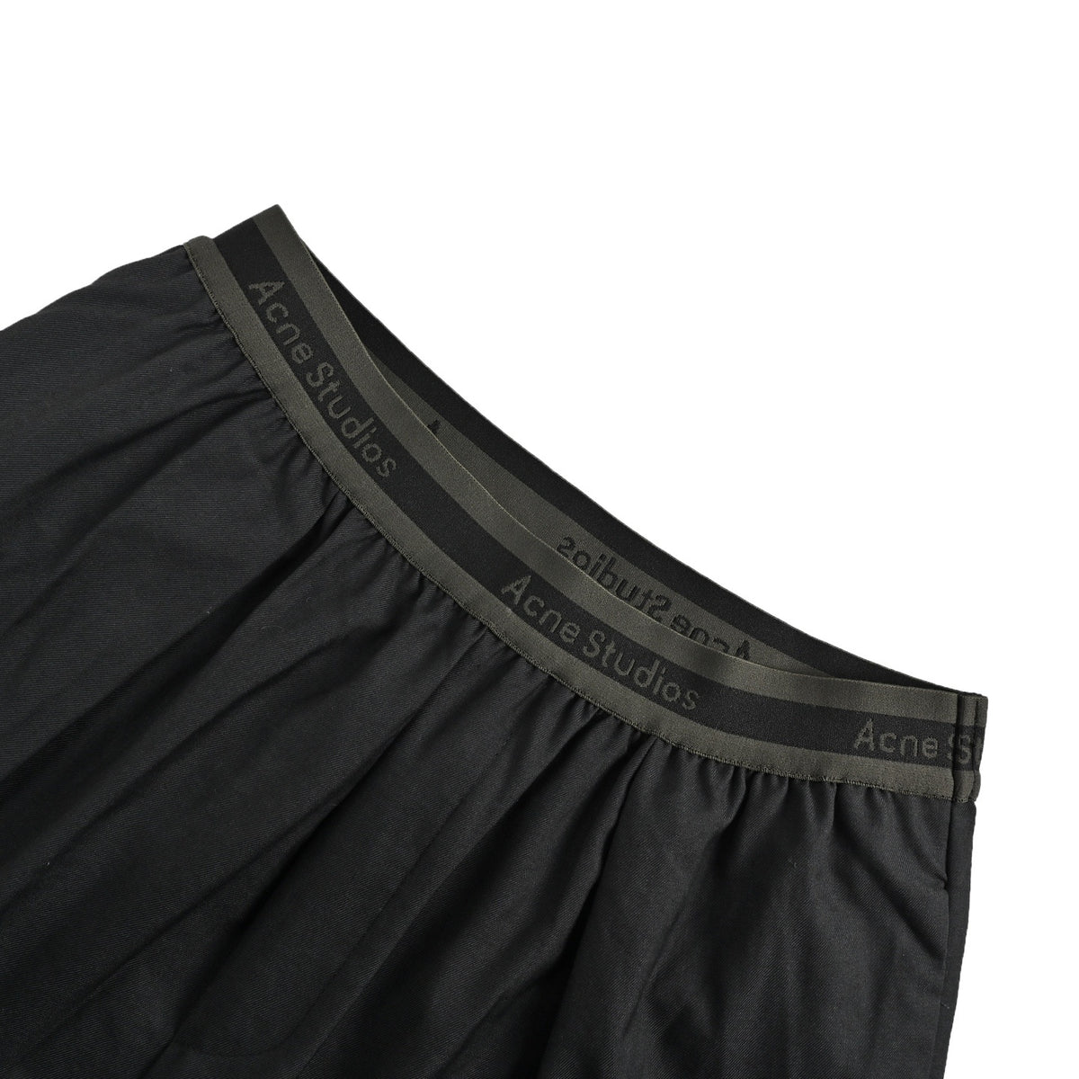 Acne Studios style slim wide-leg trousers