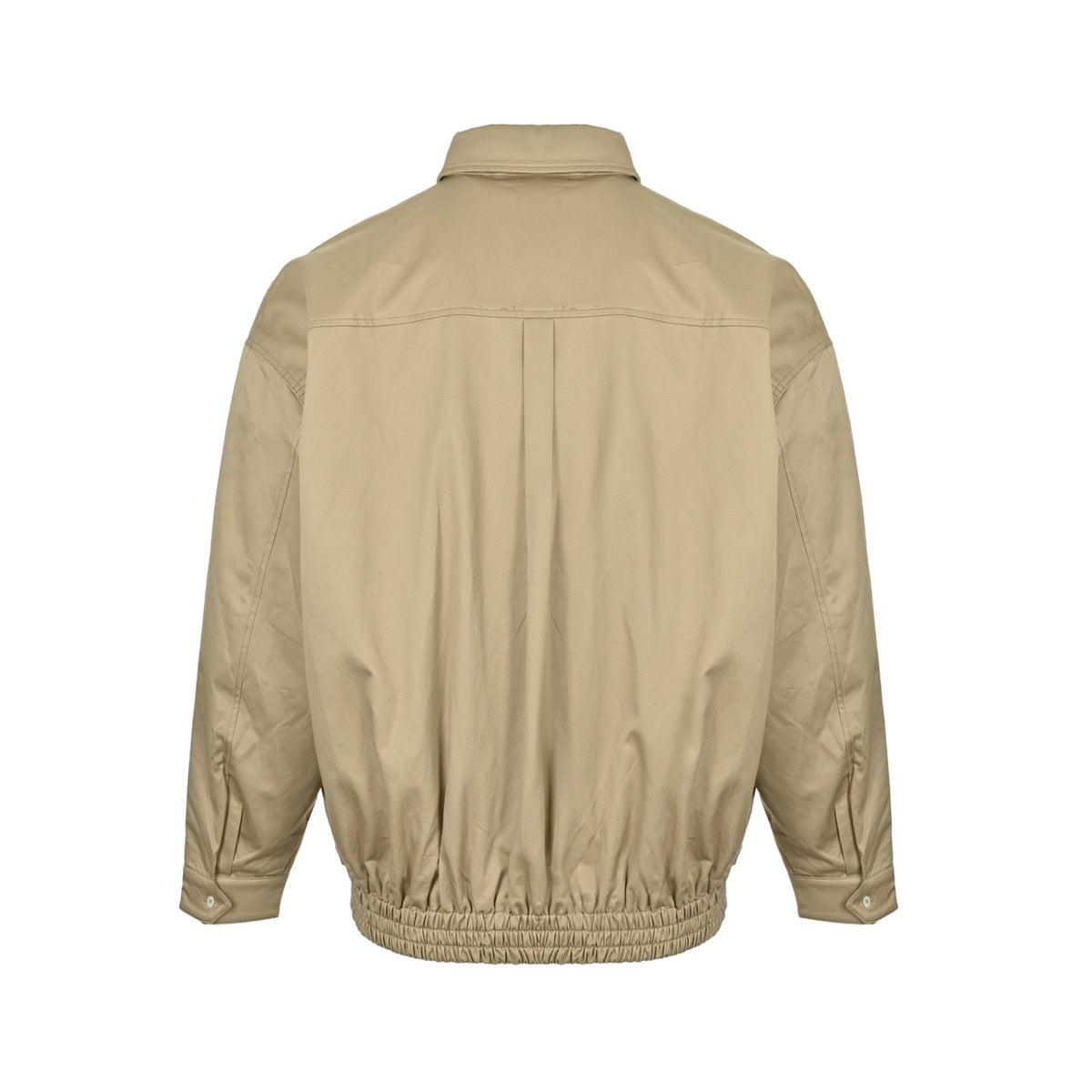 MiuMiu/Miu Miu khaki woven waist embroidered buttoned jacket