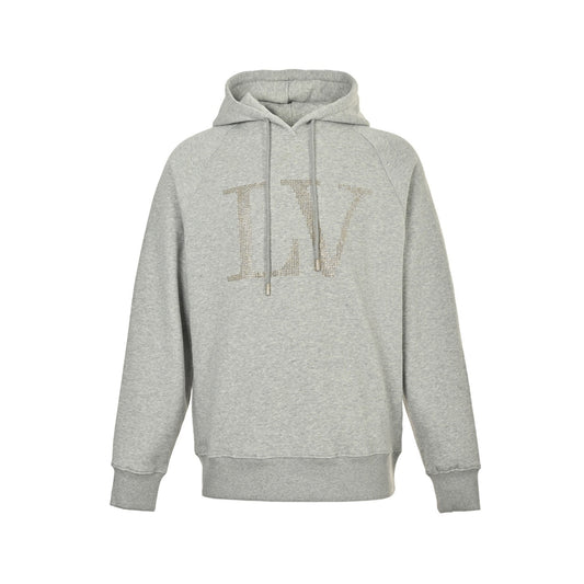 Louis Vuitton 25Fw hot diamond letter logo hooded sweatshirt