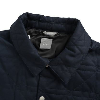 Dior cannage leather pocket cotton jacket