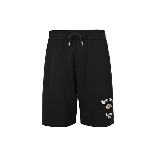 Burberry plaid flag letter print shorts