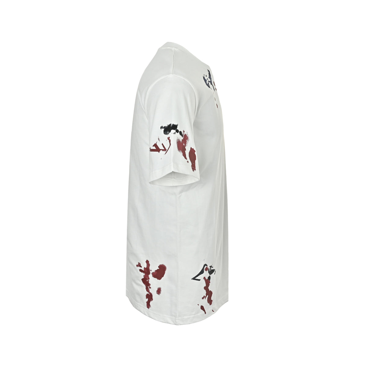 Louis Vuitton 26ss ink smudged presbyopia printed short sleeves