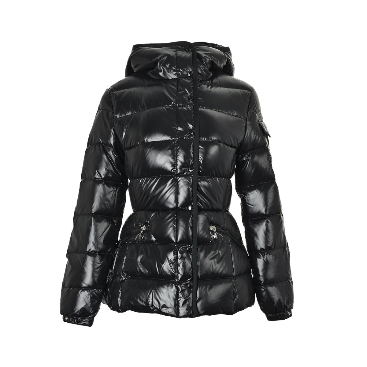 Moncler/Mongolian Barante Series Small Waist Belted Down Jacket
