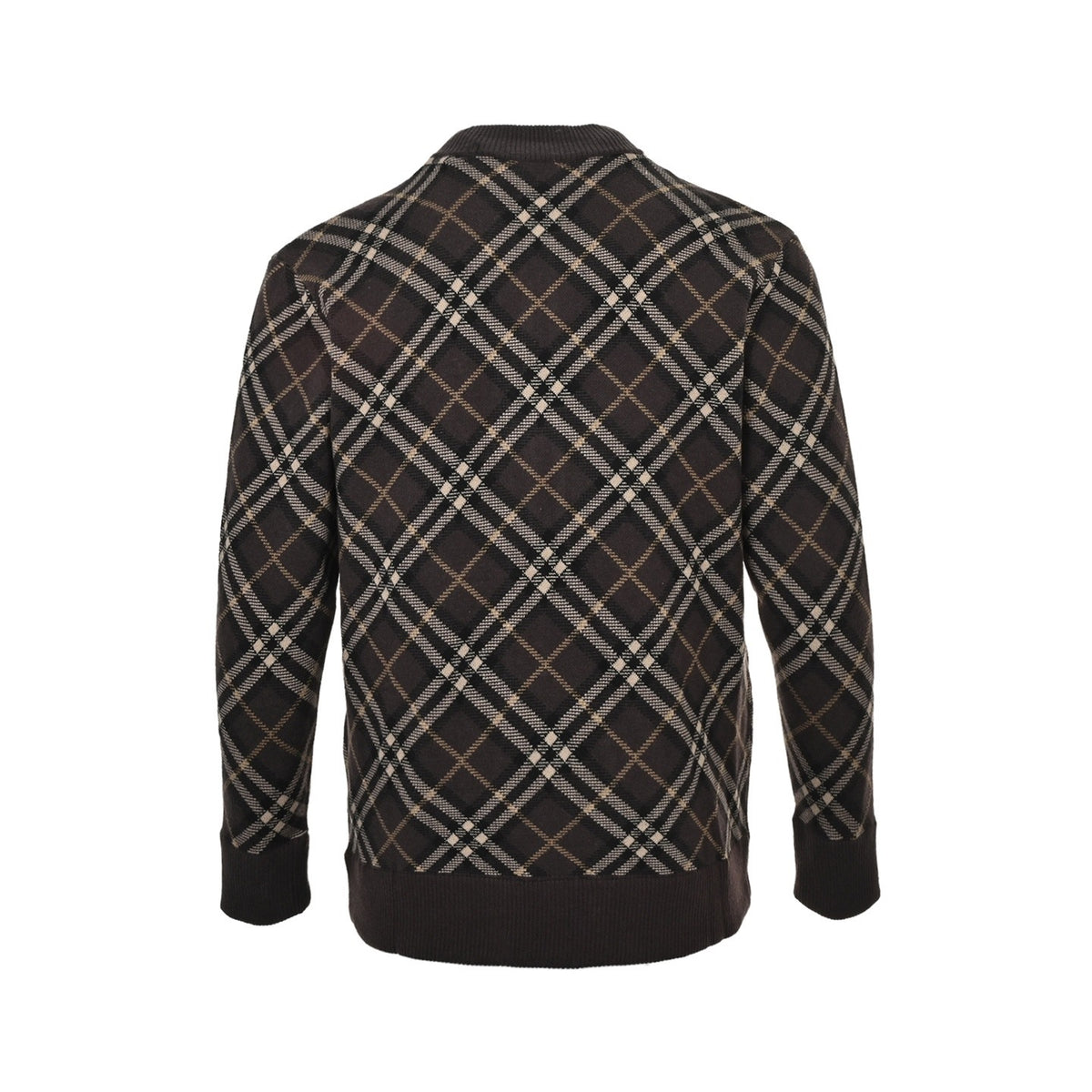 Burberry 25Fw diagonal zipper sweater cardigan jacket
